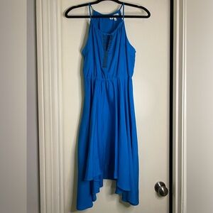 Blue Asymmetrical Dress